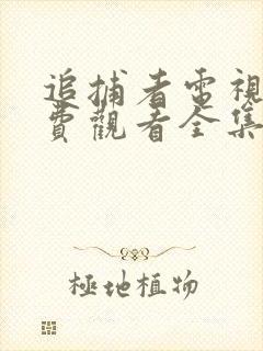 追捕者电视剧免费观看全集完整版