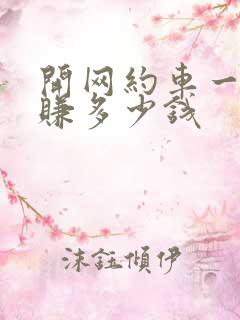 开网约车一个月赚多少钱