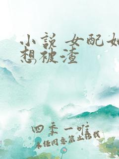 小说 女配她只想被渣