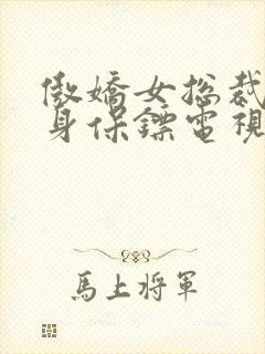 傲娇女总裁的贴身保镖电视剧免费