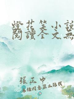 灯花笑小说免费阅读全文无弹窗