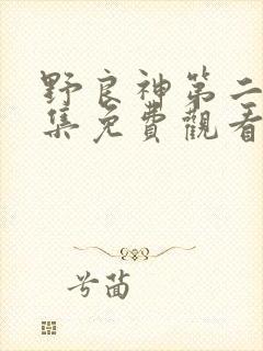 野良神第二季全集免费观看