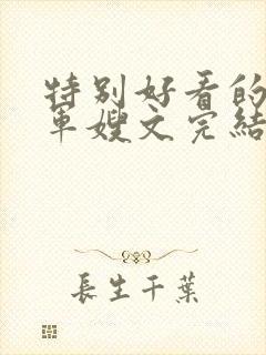 特别好看的重生军嫂文完结