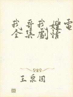 我哥我嫂电视剧全集剧情