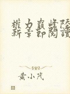 权力巅峰陆皓最新章节阅读全文免费