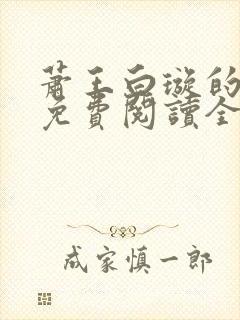 萧王白璇的小说免费阅读全文