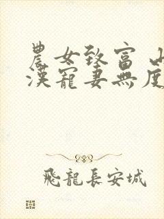 农女致富 山里汉宠妻无度txt