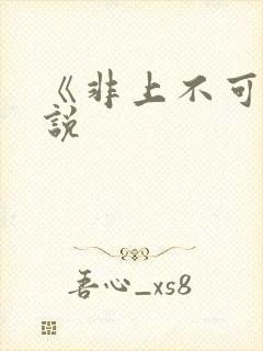 《非上不可》小说