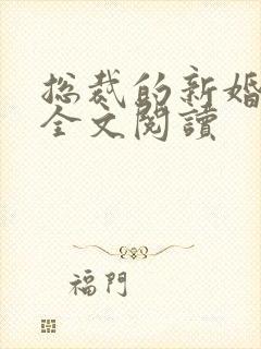 总裁的新婚罪婚全文阅读
