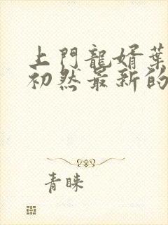 上门龙婿叶辰萧初然最新的