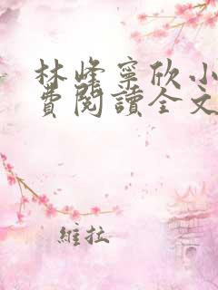 林峰宁欣小说免费阅读全文最新章节第1201