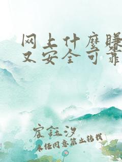 网上什么赚钱快又安全可靠