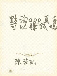 点淘app真的可以赚钱吗