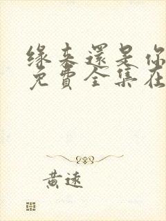 缘来还是你短剧免费全集在线观看天玄