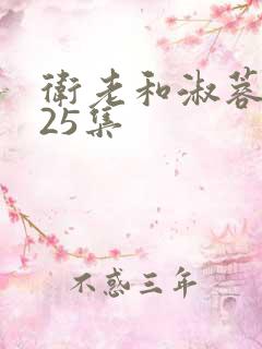 卫老和淑蓉第一25集