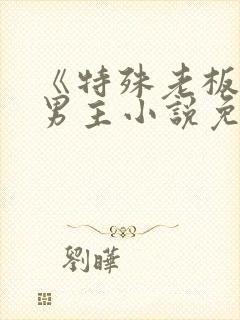 《特殊老板》双男主小说免费阅读