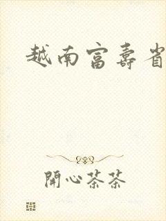 越南富寿省地图