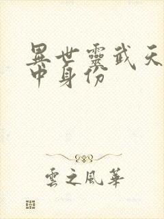 异世灵武天下陆中身份