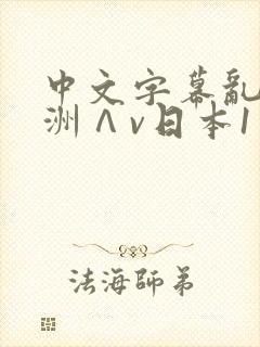 中文字幕乱码亚洲∧v日本1