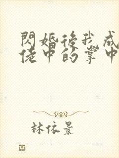 闪婚后我成了大佬中的掌中之物