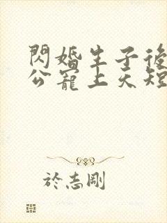 闪婚生子后被老公宠上天短剧免费全集