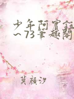 少年阿宾钰慧1～73笔趣阁下载