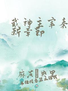 武神主宰秦尘最新章节