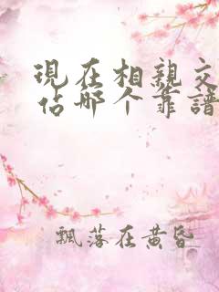 现在相亲交友网站哪个靠谱