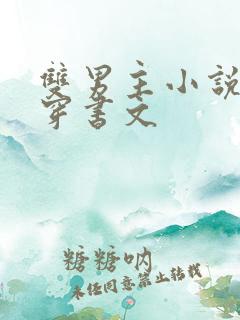 双男主小说推荐穿书文