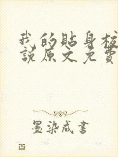 我的贴身校花小说原文免费阅读