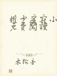 权少蜜宠小娇妻免费阅读