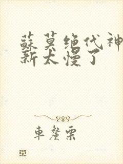 苏莫绝代神主更新太慢了