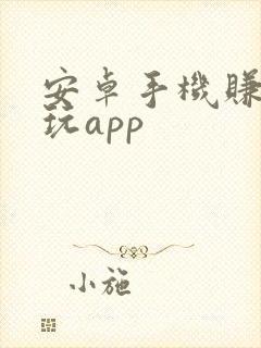 安卓手机赚钱试玩app