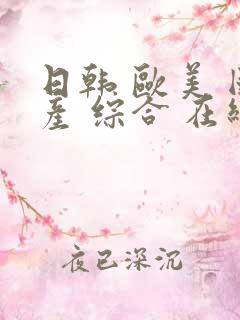 日韩 欧美 国产 综合 在线