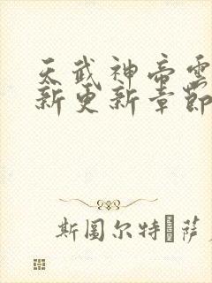 天武神帝云尘最新更新章节免费阅读下载