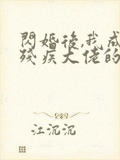 闪婚后,我成了残疾大佬的心尖宠