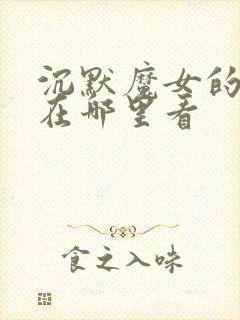 沉默魔女的秘密在哪里看