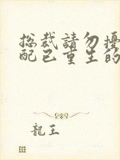 总裁请勿扰,原配已重生的小说