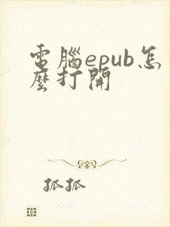 电脑epub怎么打开