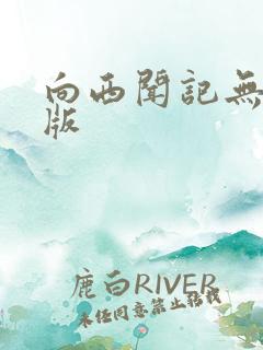 向西闻记无删减版