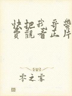 快把我哥带走免费观看正片