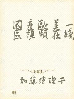 国产欧美一区二区视频在线播放