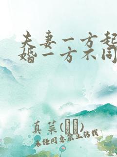 夫妻一方起诉离婚一方不同意怎么办