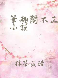 笔趣阁不正经的小说