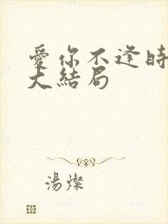 爱你不逢时短剧大结局