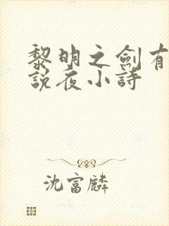 黎明之剑有声小说夜小诗