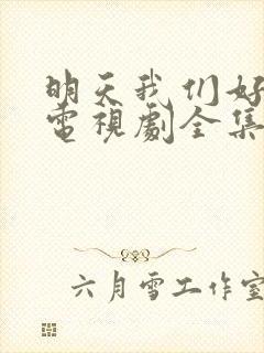 明天我们好好过电视剧全集免费观看41集