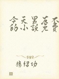 今天男友不在家的小说免费阅读