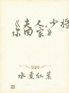 《夫人,少将请你回家》