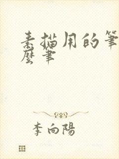 素描用的笔是什么笔